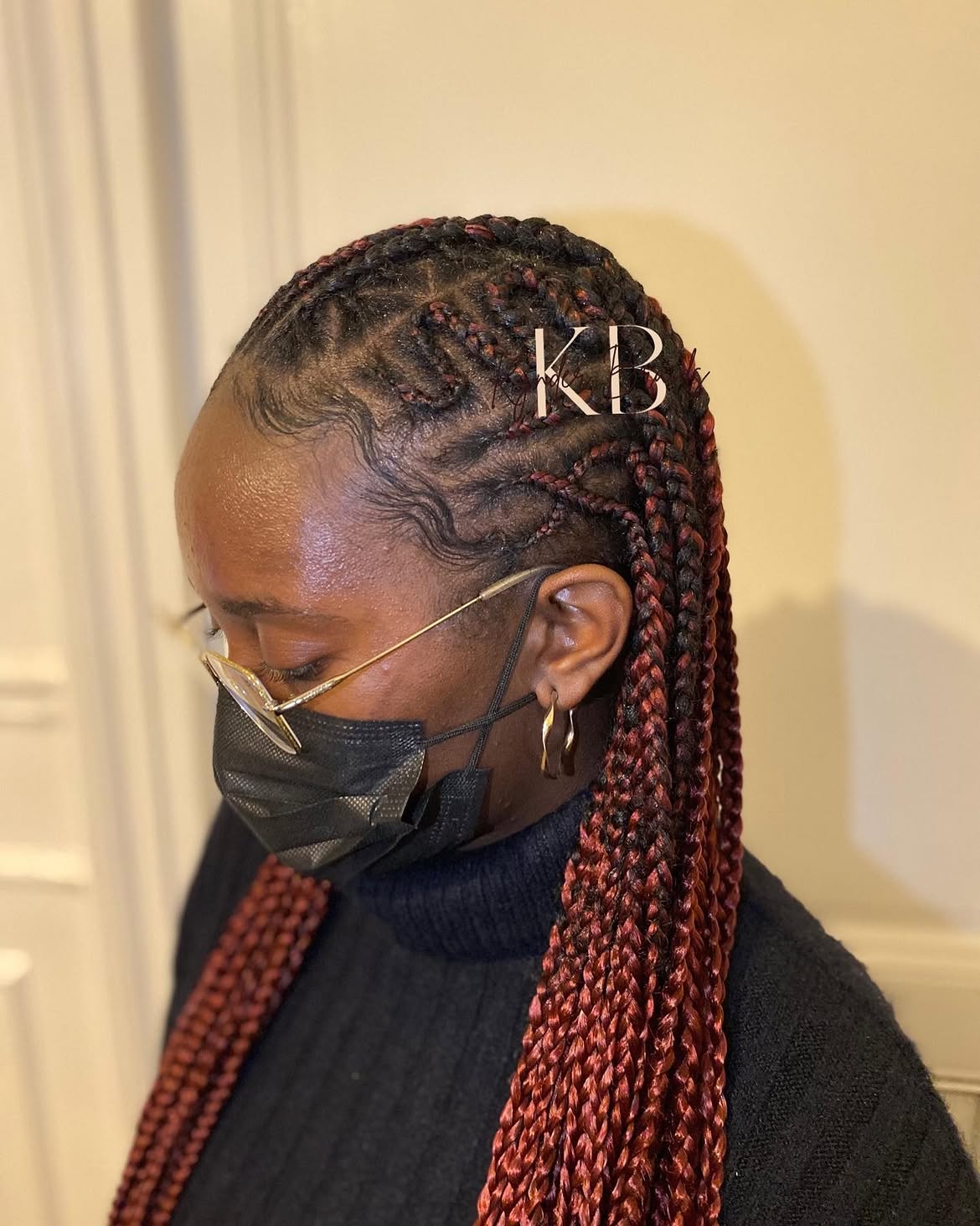 Braids réalisées pour la gagnante du concours Kynder Braids